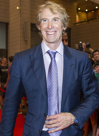 Michael Bay en Transformers: La Era de la Extinción (Premiere en Hong Kong. Junio 2014)