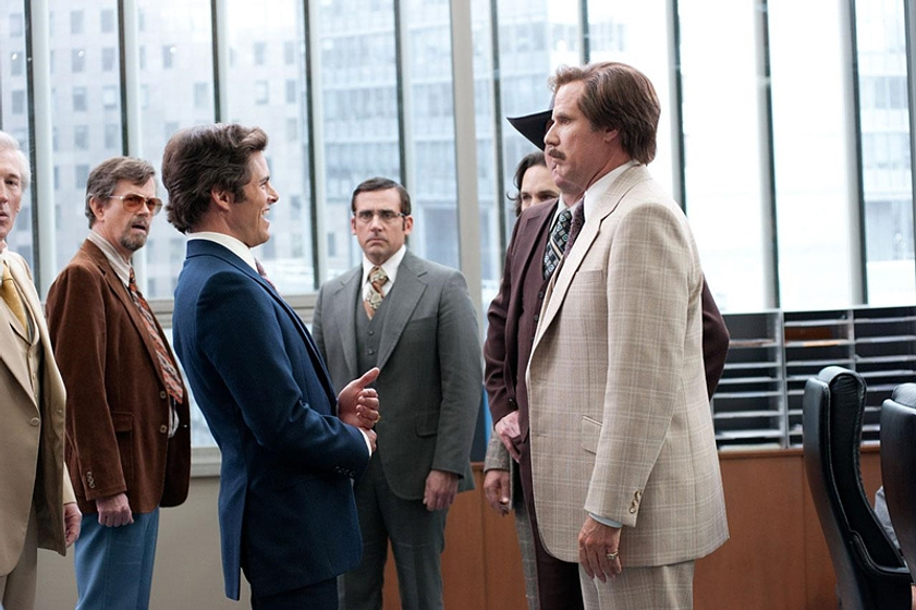 Will Ferrell y James Marsden en Los Amos de la Noticia