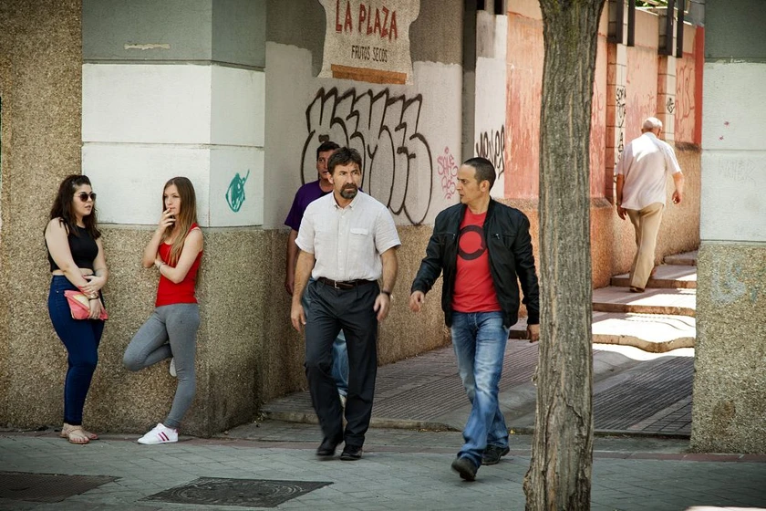 Antonio de la Torre y Luis Callejo en Tarde para la Ira