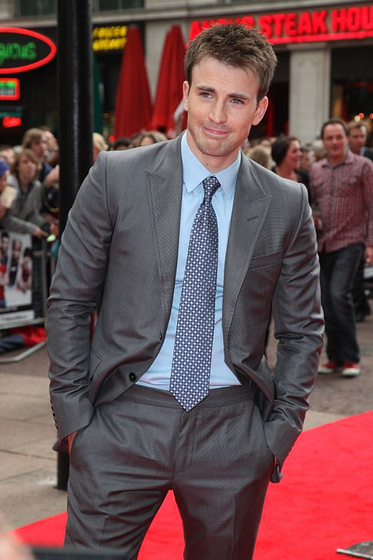 Chris Evans en Scott Pilgrim contra el mundo (Premiere en Londres. Septiembre 2010)