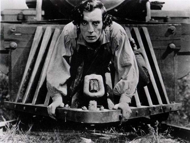 Buster Keaton en El Maquinista de la General