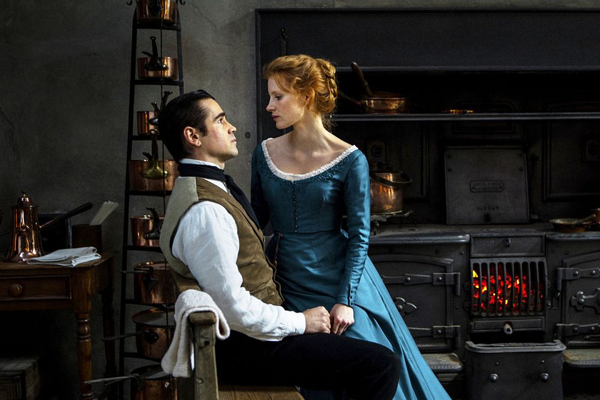 Colin Farrell [I] y Jessica Chastain en La Señorita Julia