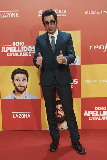 Berto Romero en Ocho Apellidos catalanes (Premiere en Madrid. Noviembre 2015)