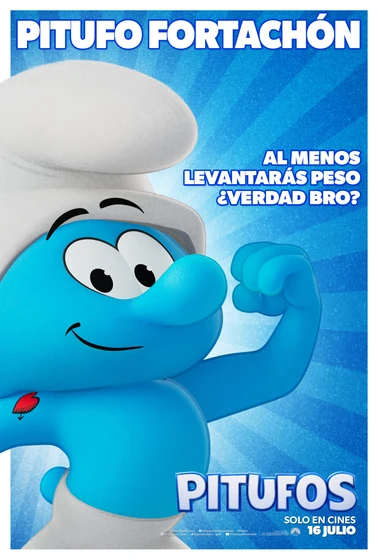 Imagen de pitufos (Cartel personajes español)