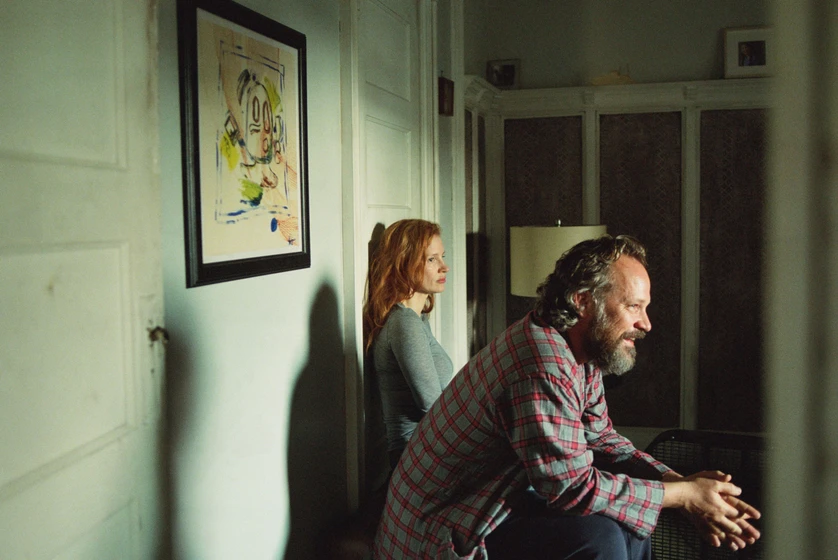 Peter Sarsgaard y Jessica Chastain en memory