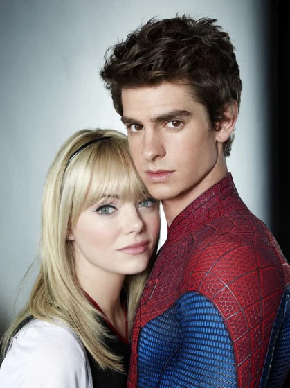 Andrew Garfield y Emma Stone en The Amazing Spider-Man