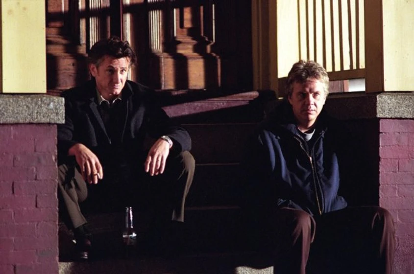 Tim Robbins y Sean Penn en Mystic River