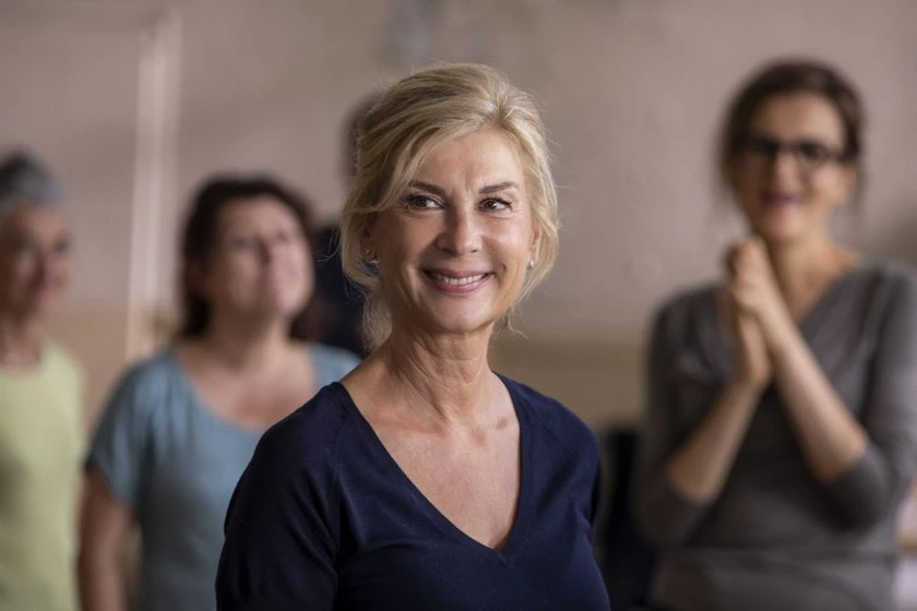 Michèle Laroque en baila-con-la-vida