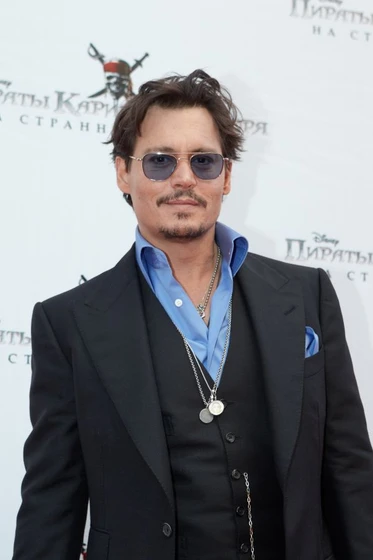 Johnny Depp en Piratas del Caribe: En Mareas Misteriosas (Photocall en Moscu. Mayo 2011)