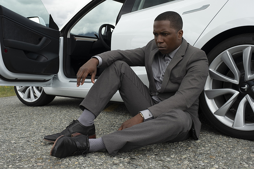 Leslie Odom Jr. en needle-in-a-timestack