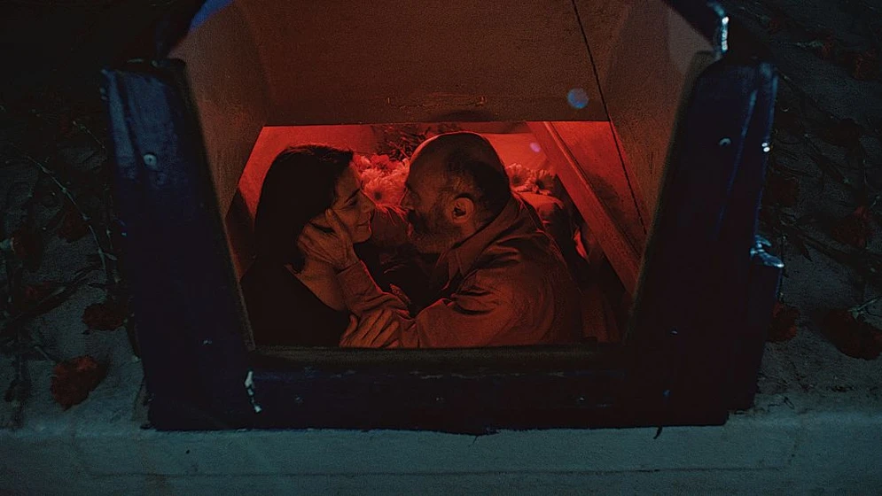Hiam Abbass y Salim Dau en gaza-mon-amour