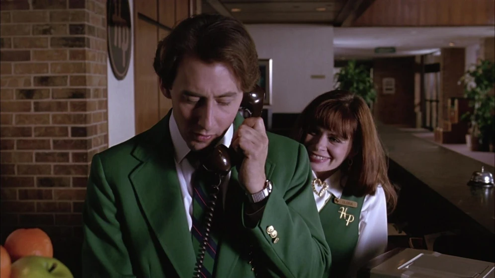 Arye Gross y Adrienne Shelly en linda-loca-y-peligrosa
