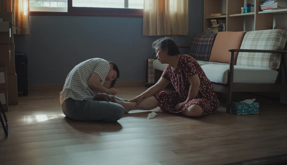 Byun Joong-hee y Jang Sun en red-nails