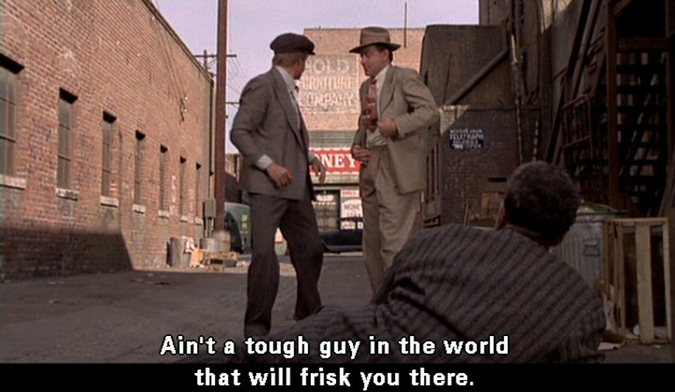Robert Redford y Robert Earl Jones en El Golpe