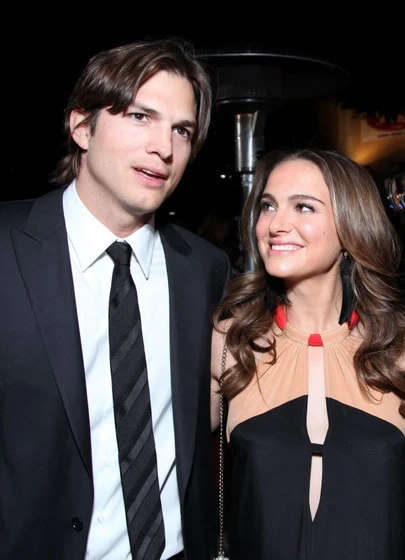 Ashton Kutcher y Natalie Portman en sin-compromiso (Premiere en Los Ángeles. Enero 2011)