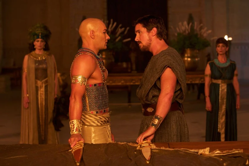 Christian Bale y Joel Edgerton en exodus-dioses-y-reyes