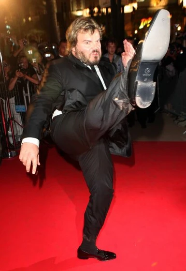 Jack Black en kung-fu-panda (Premiere en Cannes. Mayo 2008)