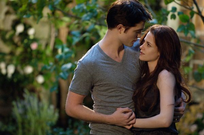 Kristen Stewart y Robert Pattinson en La Saga Crepúsculo: Amanecer - Parte 2
