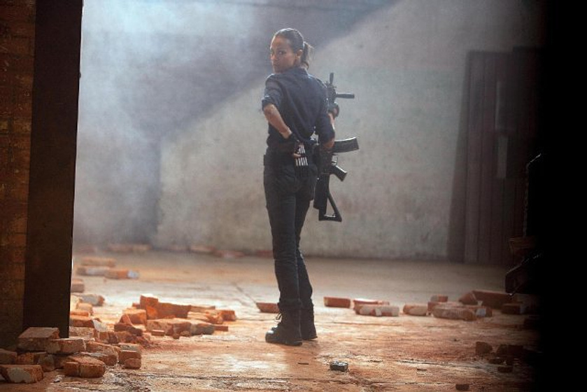 Zoe Saldana en Colombiana