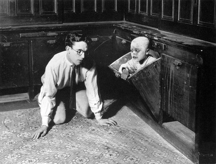 Harold Lloyd en la-mansion-encantada-1920