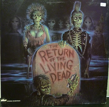 Carátula de la banda de sonido de El Regreso de los muertos vivientes