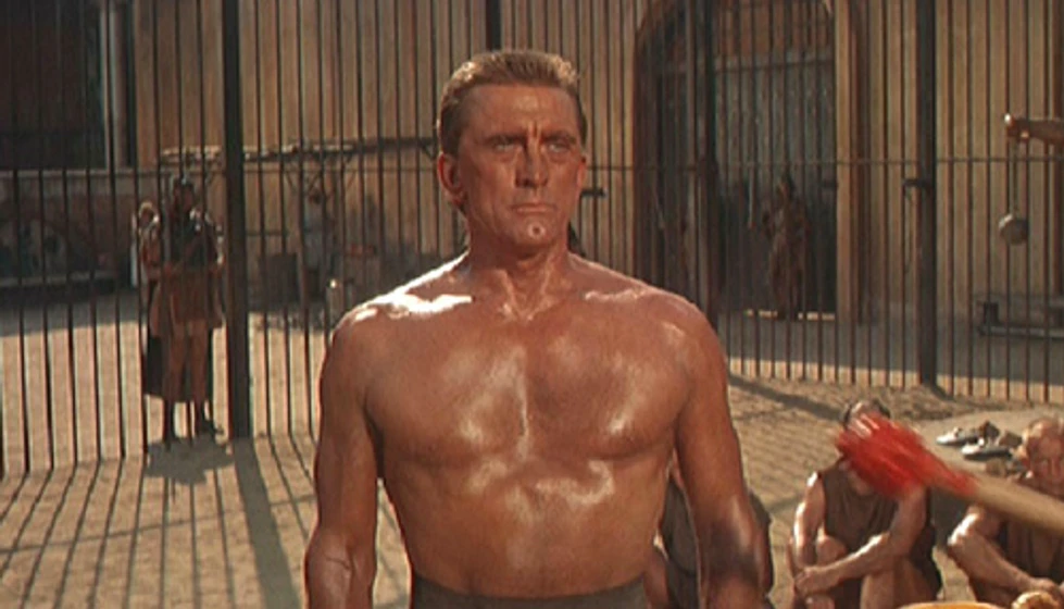Kirk Douglas en espartaco