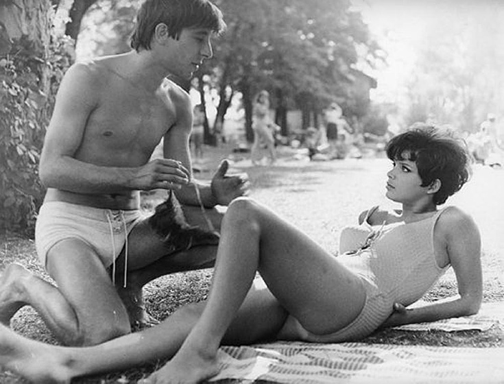 Uschi Glas y Werner Enke en Go for It, Baby