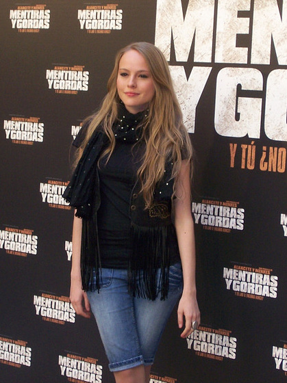Esmeralda Moya en Mentiras y Gordas (Rueda de prensa en Madrid. Marzo 2009)