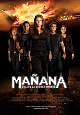 poster of movie Mañana, cuando la guerra empiece