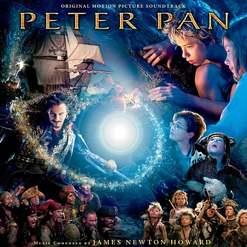 Carátula de la banda de sonido de Peter Pan, la gran aventura