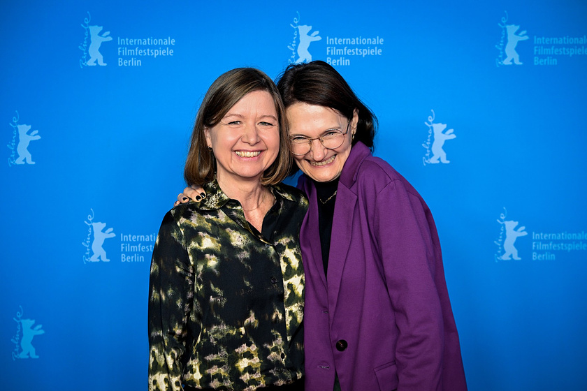 Martina Priessner en The Moelln Letters (Photocall Berlinale. Febrero 2025)