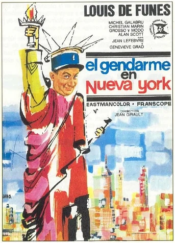 Poster de El Gendarme en Nueva York