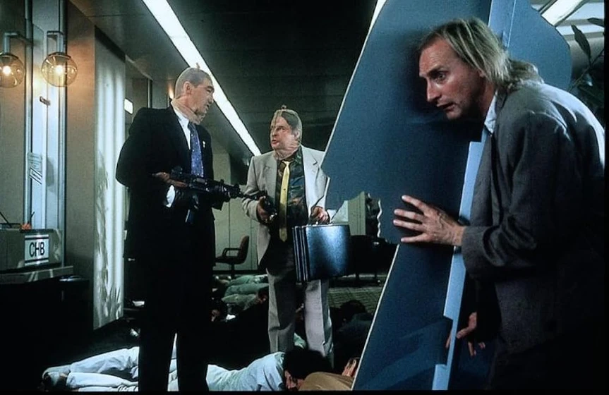 Gottfried John, Otto Waalkes y Andreas Mannkopff en otto-the-movie