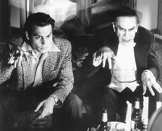 Johnny Depp y Martin Landau en ed-wood