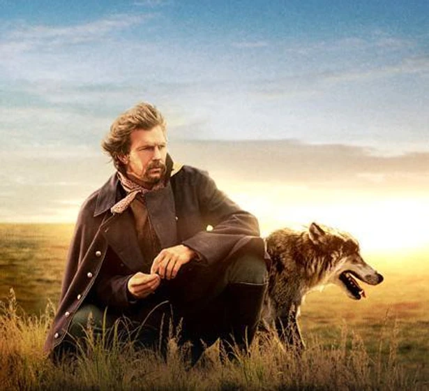 Kevin Costner en bailando-con-lobos