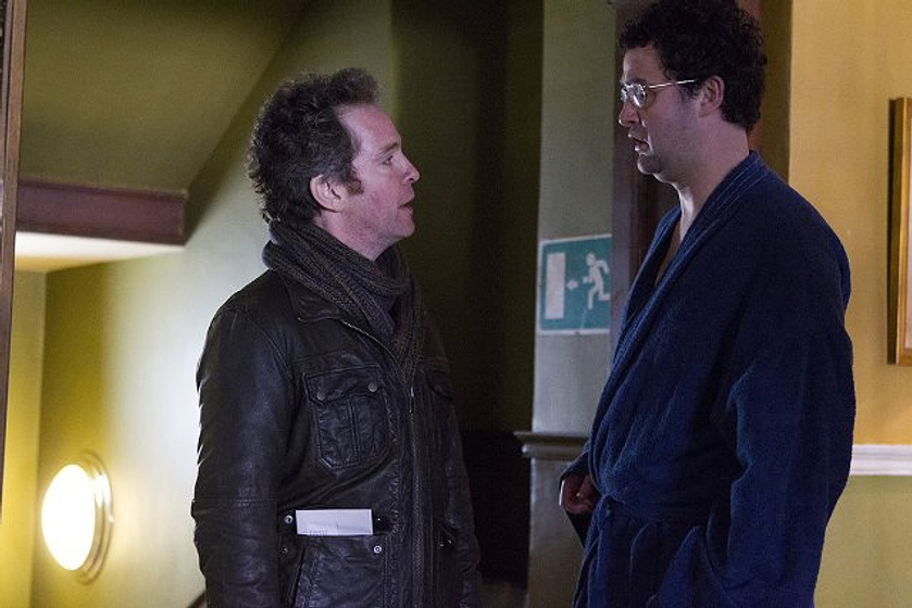 Tom Hollander y Daniel Mays en Byzantium