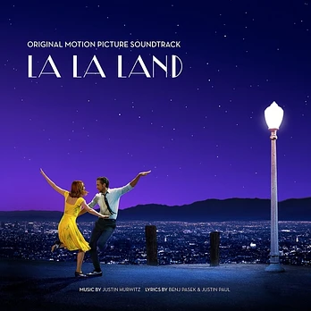 Carátula de la banda de sonido de La Ciudad de las Estrellas. La La Land