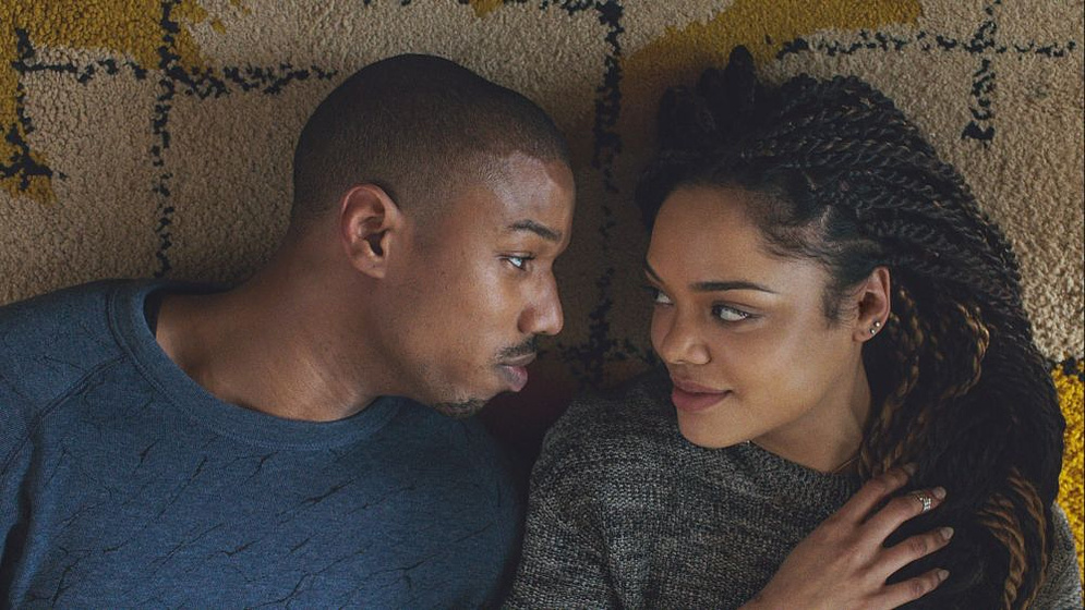 Tessa Thompson y Michael B. Jordan en Creed. La Leyenda de Rocky