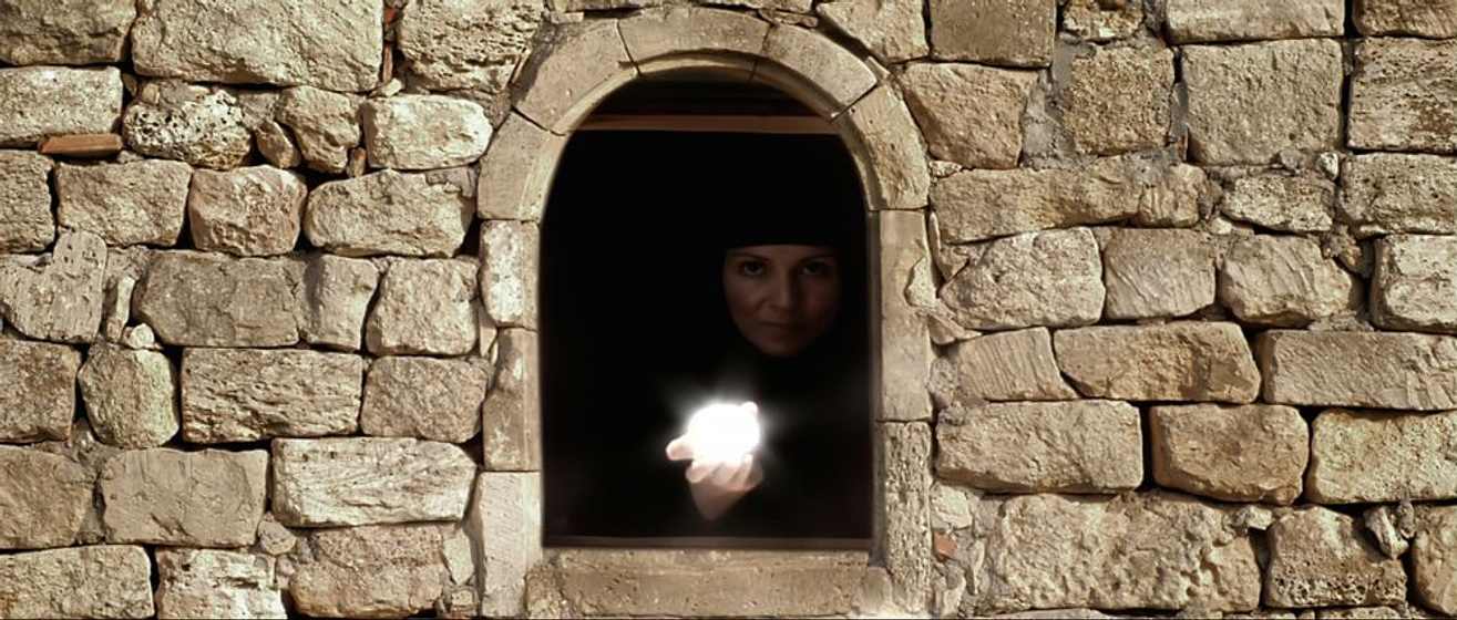 Tamila Koulieva-Karantinaki en Meteora