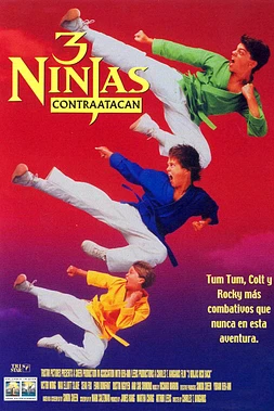 poster of movie 3 Ninjas Contraatacan