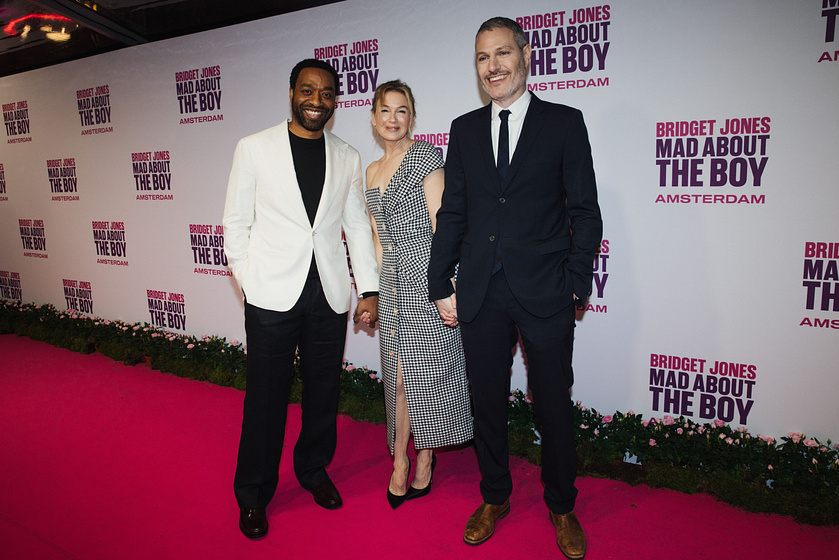 Renée Zellweger, Chiwetel Ejiofor y Michael Morris [XIV] en Bridget Jones: Loca por él (Premiere en Holanda. Febrero 2025)