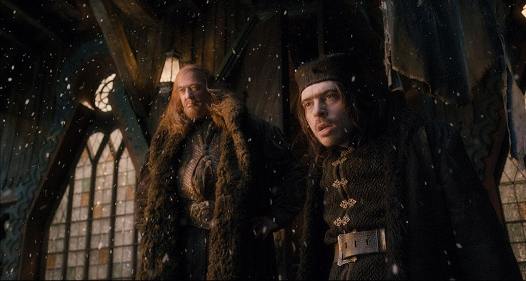 Stephen Fry y Ryan Gage en El Hobbit: La Desolación de Smaug