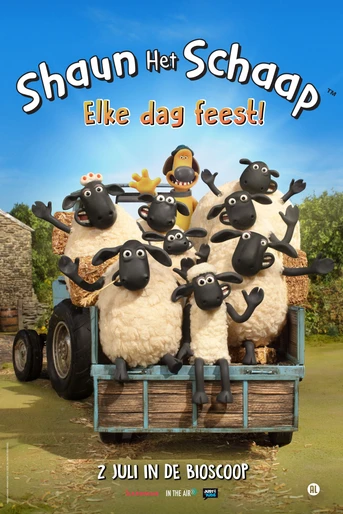 Poster de Shaun het Schaap: Elke dag Feest