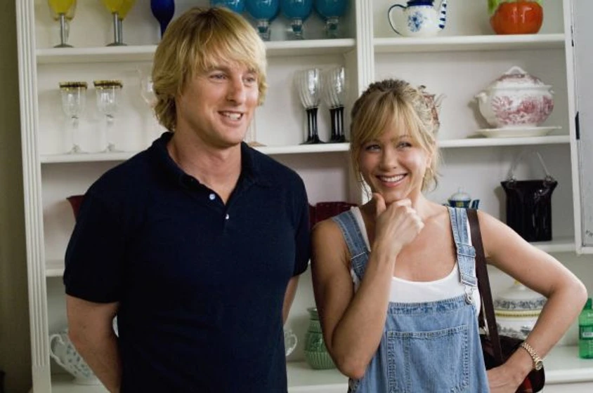 Owen Wilson y Jennifer Aniston en una-pareja-de-tres
