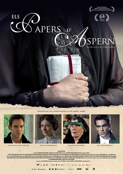 Imagen de Los Papeles de Aspern (Cartel catalán)