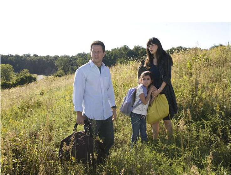 Mark Wahlberg y Zooey Deschanel en El Incidente