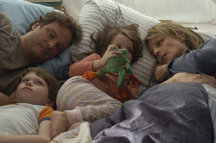 Helen Hunt y Colin Firth en Cuando ella me encontró