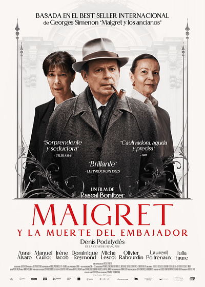 Imagen de maigret-y-la-muerte-del-embajador (Cartel español)
