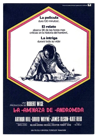 Poster de La Amenaza de Andrómeda