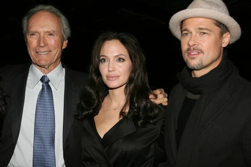 Clint Eastwood, Brad Pitt y Angelina Jolie en El Intercambio (Premiere en Nueva York. Octubre 2008)